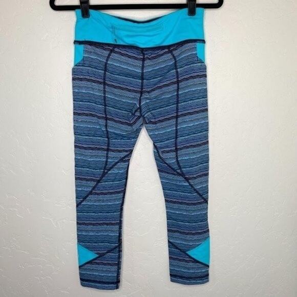 Lululemon Pace Rival Crop Space Dye Twist 21" Size 6 - Picture 9 of 10